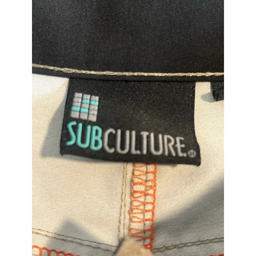 Sub Culture Chino Shorts Mens Boys Size 28 Beige Khaki
